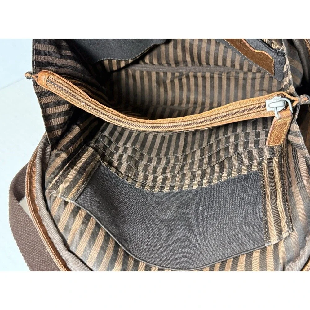 Jack Georges Voyager Convertable Crossbody Leather Bag Messenger American‎